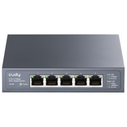 5 portos 2.5Gbps Gigabit Ethernet LAN fém asztali switch hub RJ45 CUDY HS105