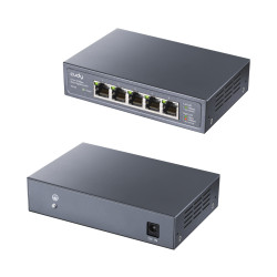 Suis Rangkaian 5-port 2.5Gbps Gigabit Ethernet LAN Logam Desktop Switch Hub RJ45 CUDY HS105