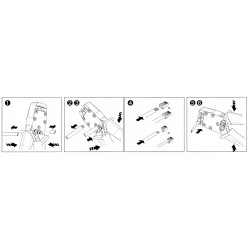 Ammattimainen RJ45 RJ11 RJ12 liitinpuristin lukolla ja kuorintatyökalulla verkkotyökalu Delta HT-500R