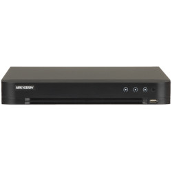 Gravador Híbrido 5 em 1 4 Canais AcuSense Deteção de Rosto H.265+ 3K 5M-N Análise de Imagem Deep Learning Hikvision IDS-7204HQHI