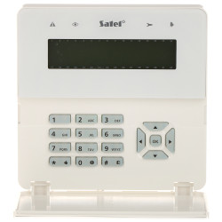 Teclado LCD con lector RFID para central de alarma Blanco RS-232 3EOL Sistema de alarma SSWiN SATEL INT-KLFR-W