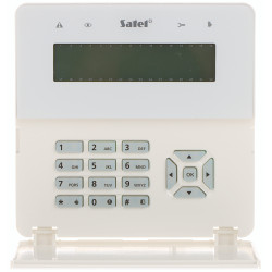 Trådløst LCD-tastatur med RFID-leser ABAX2 ABAX alarmsystem hvit trådløs manipulator SATEL INT-KWRL2-W
