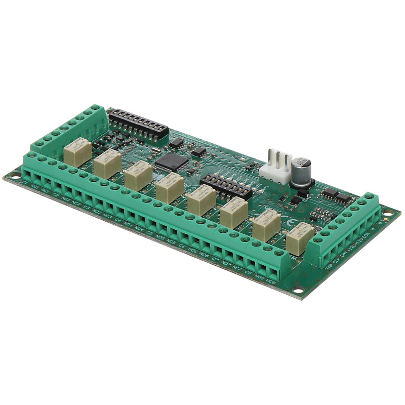 8 programmable OC and relay output expander for INTEGRA VERSA PERFECTA alarm control panels SATEL INT-O