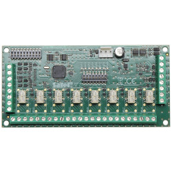 Ekspander med 8 programmerbare OC- og reléutganger for INTEGRA VERSA PERFECTA alarmsentraler SATEL INT-O