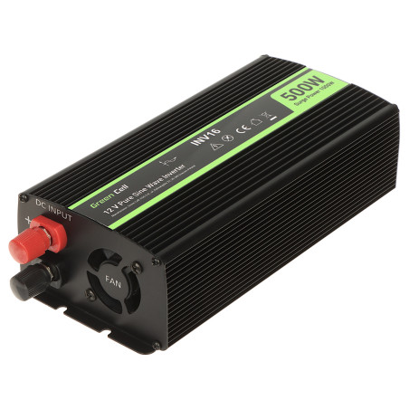 Перетворювач напруги DC/AC Модуль підвищення напруги Pure Sine USB QC 3.0 Чиста синусоїда 12В на 230В 1000Вт 500Вт Green Cell IN