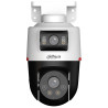 Telecamera PT IP Esterna WizColor Active Deterrence Full HD 1080p 3.6mm Doppia Ottica Dual Lens AI SMD DAHUA IPC-PTS2249B-E2-S-P