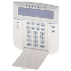 LCD-näppäimistö Digiplex EVO -hälytysjärjestelmälle sinisellä näytöllä langallinen PARADOX K641+-W2W