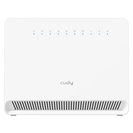 Кропка доступу 4G LTE Wi-Fi маршрутызатар 300 Мбіт/с N300 VPN слот nanoSIM RJ11 VoIP шлюз CUDY LT400V