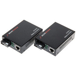Μετατροπέας μέσων οπτικών ινών Gigabit Ethernet σετ TX+RX WDM εμβέλεια 20km σύνδεσμος SC μονότροπος ULTIMODE M-207G