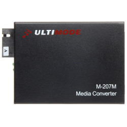 Convertidor de mitjans de fibra òptica monomode conjunt TX RX 20km SC WDM 10/100Mb/s Ethernet Converter RJ45 ULTIMODE M-207M