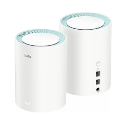AC1200 Gigabit VPN Dual-Band 2.4/5GHz Mesh Wi-Fi System 170m2 Coverage MU-MIMO Roaming CUDY M1300(2-PACK)