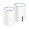 Mesh Wi-Fi systém AC1200 Gigabit VPN Dual-Band 2.4/5GHz Dosah 170m2 MU-MIMO Roaming CUDY M1300(2-PACK)