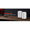 Wi-Fi 6 AX3000 Mesh Wi-Fi 系统路由器接入点信号增强器 2.4GHz 5GHz 2.5GbE WAN 端口 CUDY M3000(1-PACK)