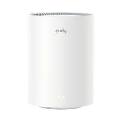Wi-Fi 6 Mesh System AX3000 Router Access Point Signal Booster 2.4GHz 5GHz 2.5GbE WAN Port CUDY M3000(1-PACK)