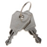 Overflatemontert metallkabinett med treplate for alarmsystemer og CCTV STALFLEX MB-TPR5-MP-B