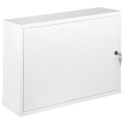 Aufputz Metallgehäuse 520x400x140mm weißer Schrank mit Holzmontageplatte für CCTV Alarmsysteme STALFLEX MB-TPR5-MP-W