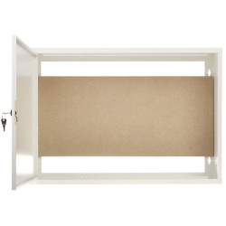 Kovinsko nadometno ohišje z montažno ploščo jekleno belo za CCTV alarmne in omrežne instalacije IP20 STALFLEX MB-TPR8-MP-W