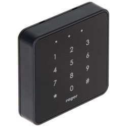 Leitor de proximidade RFID Mifare 13.56MHz com teclado tátil retroiluminado sistema RACS 5 RS-485 IP41 ROGER MCT82M