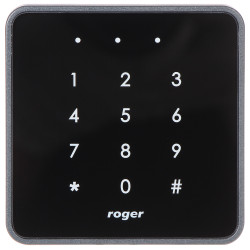 RFID Mifare 13.56MHz nærhetsleser med opplyst berøringstastatur RACS 5 RS-485 IP41 ROGER MCT82M