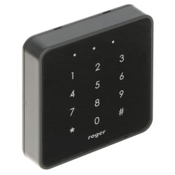 Cititor de proximitate Mifare 13.56MHz cu tastatură tactilă și IO pentru sistemul de control acces RFID RACS 5 ROGER MCT82M-IO