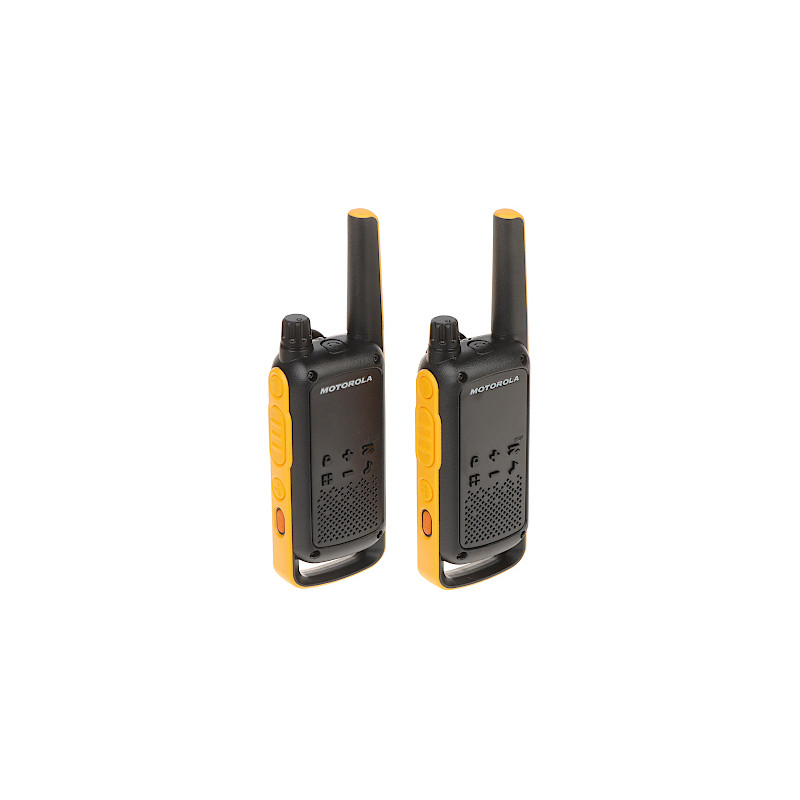 PMR 446MHz radiopuhelinsetti 10km kantama IPX4 suojaus tarvikkeilla ja kotelolla Motorola MOTOROLA-T82/EXTREME