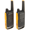 Súprava vysielačiek Walkie-Talkie PMR 446MHz Dosah 10km Odolnosť IPX4 Komplet s príslušenstvom a puzdrom Motorola MOTOROLA-T82/E