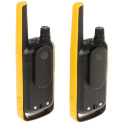 PMR 446MHz radiopuhelinsetti 10km kantama IPX4 suojaus tarvikkeilla ja kotelolla Motorola MOTOROLA-T82/EXTREME