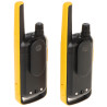 Conjunto de Rádios Walkie-Talkie PMR 446MHz Alcance 10km Resistência IPX4 Completo com Acessórios e Estojo Motorola MOTOROLA-T82