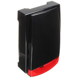 Sirena esterna ottico-acustica LED Piezo 115dB antimanomissione con batteria interna  MR-100R/B