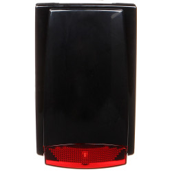 Sirena esterna ottico-acustica LED Piezo 115dB antimanomissione con batteria interna  MR-100R/B