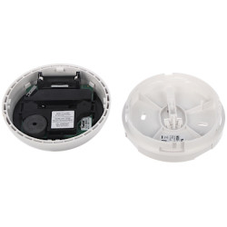 ワイヤレス煙・熱検知器 433MHz 通信距離200m 音響警報器 火災警報システム ホワイト SATEL MSD-300