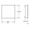 Bufferstrømforsyning 12V 7A for alarmsystemer og CCTV-kameraer UPS i metallkabinett PULSAR HPSB-12V7A-C