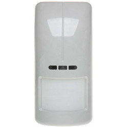 Duale buitendetector PIR + MW magnetron bereik 15m diervriendelijk IP54 kruipzonebescherming SATEL OPAL-GY
