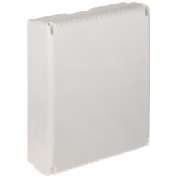 Custodia professionale a parete per sistemi di allarme Grado 3 con spazio per batteria 18Ah ABS bianca solida SATEL OPU-3-P