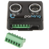 เซ็นเซอร์จอดรถควบคุมไฟ LED RGB 7-24V DC เซ็นเซอร์วัดระยะทางอัลตราโซนิก BleBox PARKING-SENSOR/BLEBOX