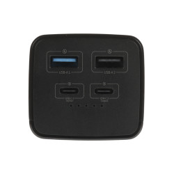 Power Bank Portátil 20000mAh 65W Carregamento Rápido PD QC3.0 SCP USB-C para Portátil Tablet Smartphone Preto Robusto Blow PB20G