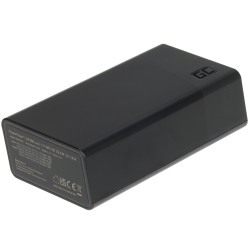 Магутны Powerbank 30000mAh 22.5W Quick Charge 3.0 Power Delivery 3.0 Ultra Charge Passthrough LED 3x USB Выхады Green Cell PBGC3