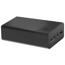 מטען נייד עוצמתי 30000mAh 22.5W Quick Charge 3.0 Power Delivery 3.0 Ultra Charge Passthrough LED 3 יציאות USB Green Cell PBGC30B