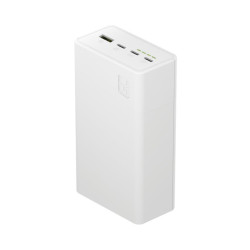 Powerbank 30000mAh 22.5W Quick Charge 3.0 Ultra Charge Power Delivery 3.0 White Portable Battery Green Cell PBGC30W