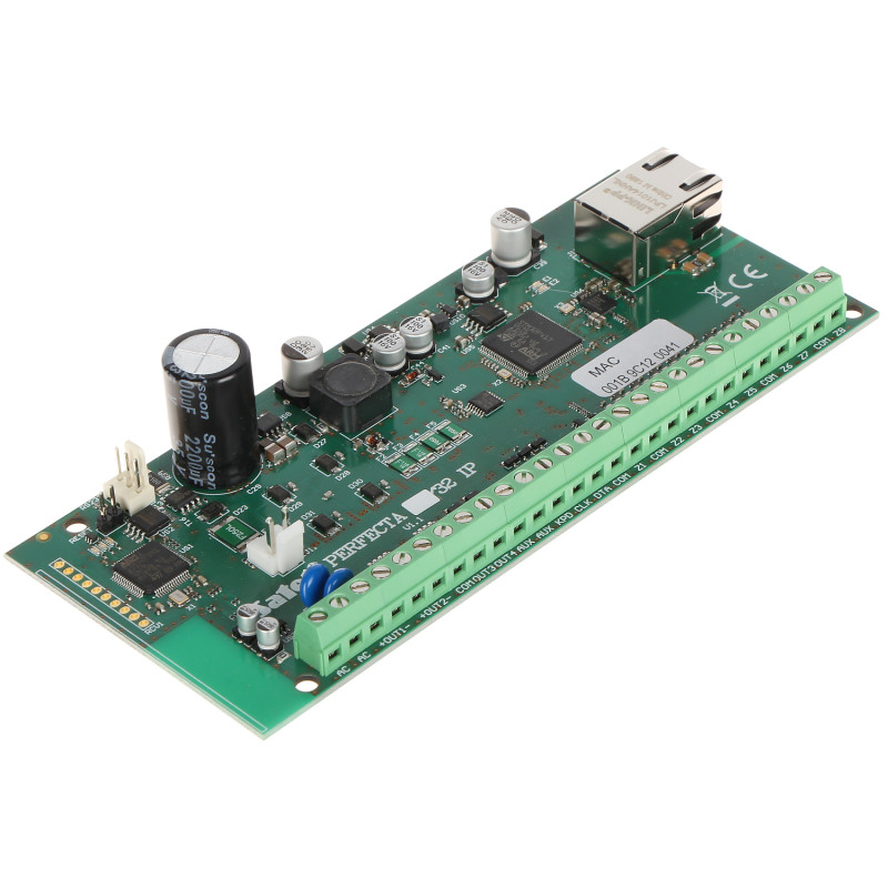 Alarm kontrol paneli, dahili Ethernet modüllü, 8-32 giriş, Grade 2, mobil uygulama kontrolü SATEL PERFECTA-IP-32
