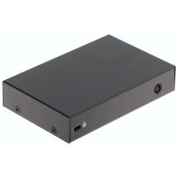 Комутатор PoE 4 порти 10/100 Мбіт/с Desktop 60 Вт Hi-PoE CCTV Watchdog Блок живлення в комплекті Extender 250 м DAHUA PFS3006-4E