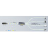 Gigabit PoE Switch Extender 4 θύρες 10/100/1000Mbps Διαχωριστής σήματος δικτύου LAN Watchdog Λειτουργία Extend 250m CUDY POE40