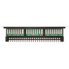 Patch Panel RJ-45 24 Θύρες UTP Κατ.6 1U Rack 19 ίντσες Μαύρο Αξεσουάρ Δικτύου LAN Delta PP-24/RJ/6C