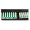 Пач панел RJ-45 24 порта UTP Кат.6 1U Rack 19 инча Черен Мрежови аксесоари LAN мрежи Delta PP-24/RJ/6C