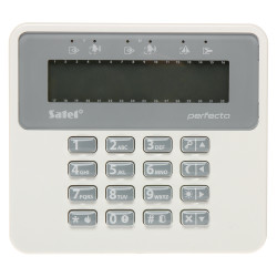 Tastiera alfanumerica LCD per centrale di allarme PERFECTA Manipolatore cablato bianco SATEL PRF-LCD