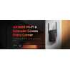 Penguat Isyarat WiFi 6 Universal Repeater Range Extender Access Point Gigabit LAN 3000 Mbps CUDY RE3000