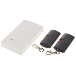 Yksikanavainen 433MHz radiokaukosäädin dynaamisella KEELOQ-koodilla 1-kanavainen radiovastaanotin 350m kantama RS-232 SATEL RK-1