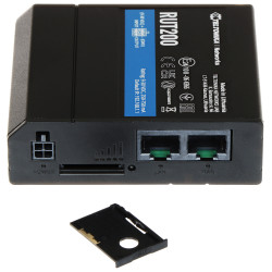 Промисловий маршрутизатор 4G LTE WiFi 300 Мбіт/с IoT модуль VPN RMS RutOS монтаж на DIN-рейку алюмінієвий корпус компактний Telt