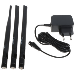 เราเตอร์อุตสาหกรรม 4G LTE WiFi 300Mb/s โมดูล IoT VPN RMS RutOS ติดตั้งราง DIN เคสอลูมิเนียมขนาดกะทัดรัด Teltonika RUT200