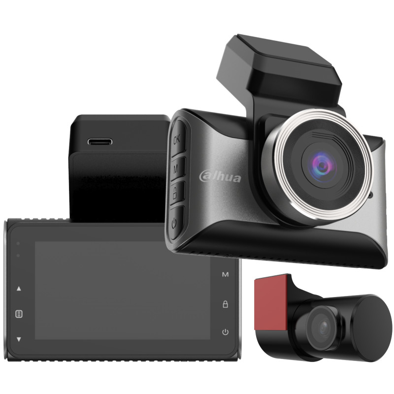 Gravador de Vídeo Automotivo Câmera de Ré 4K UHD Wi-Fi GPS Tela 3 polegadas IPS HDR Sensor G Gravação em Loop DAHUA S10-DAHUA